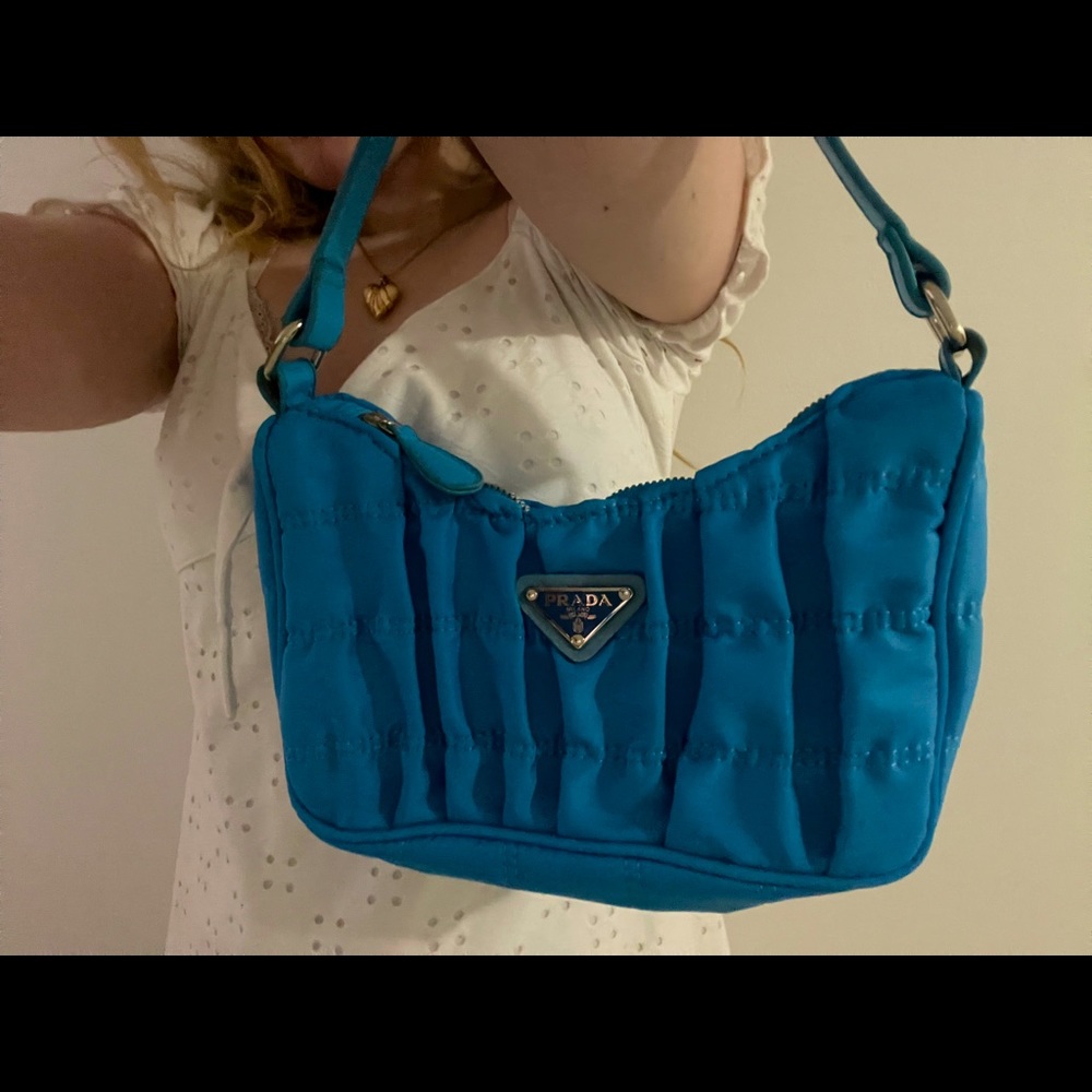 Neon blue cute bag 💙👜